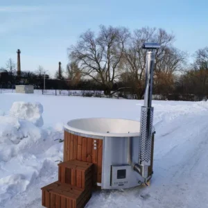 Balia okrągła Laminat piec zewnętrzny