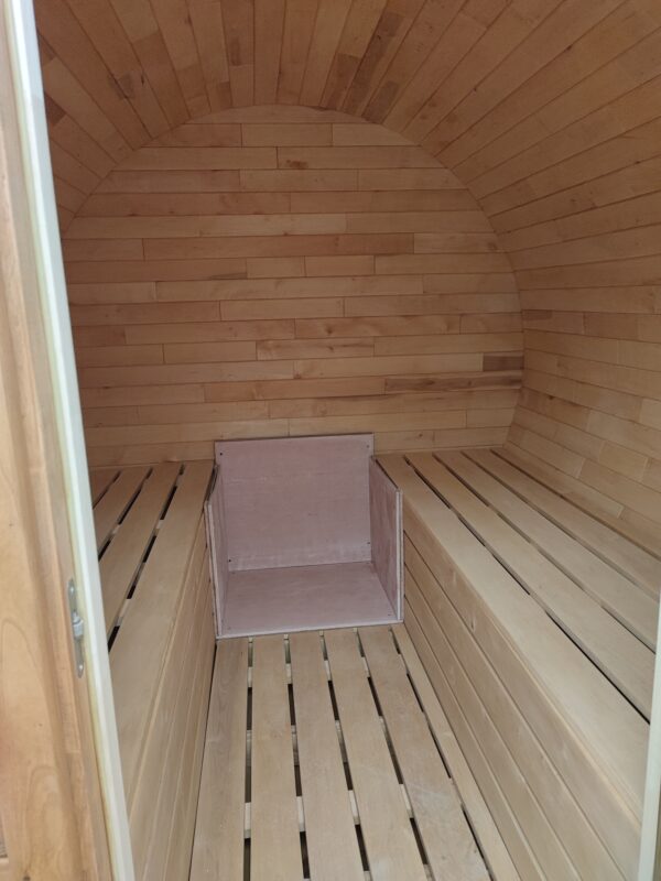 Sauna Ogrodowa Beczka Fińska 2.5m Ściany 80mm! - obrazek 2