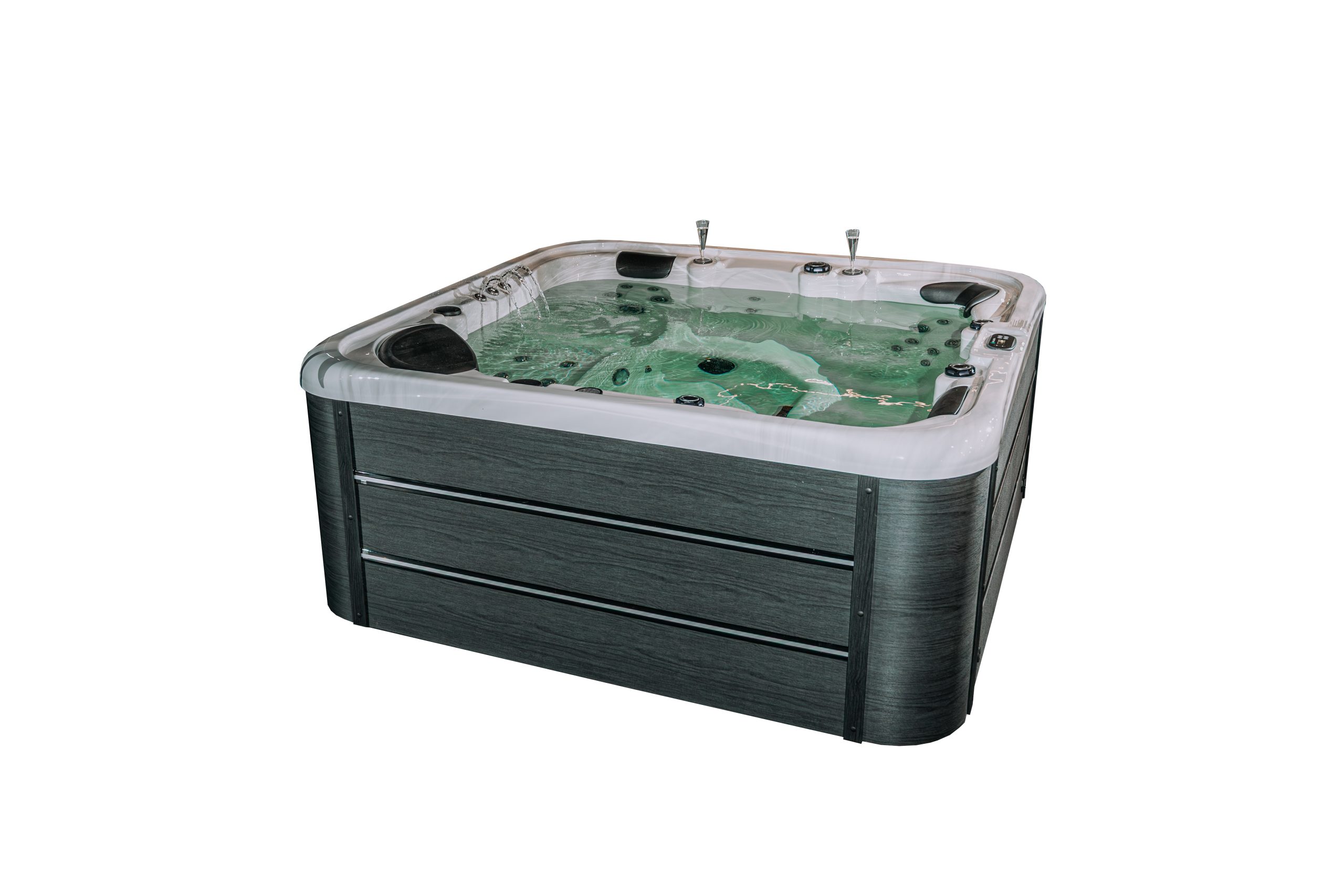 Wanna SPA Kerala LO803 Silver White Marble / Dark Grey MY-SPA - obrazek 2